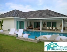 Khao Tao 4 Bed Modern Pool Villa For Sale in Pranburi Area