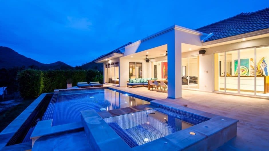 Contemporary Design Baan Ing Phu Luxury Villa For Sale Hua Hin