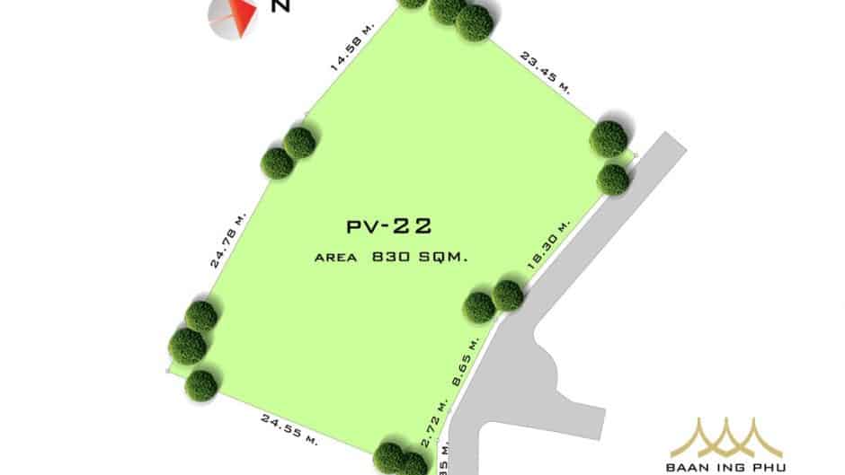 Land For Sale In Hua Hin Baan Ing Phu Luxury Development